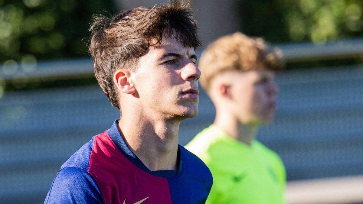 Jofre Torrents es un lateral izquierdo muy completo // FCB