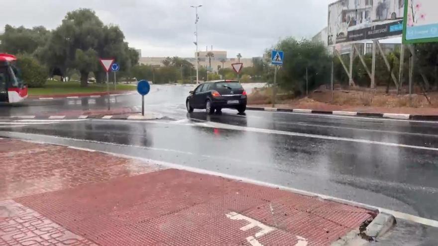 La dana deja 20 litros por metro cuadrado en Pilar de la Horadada en cinco horas y mucha actividad tormentosa en el resto de la Vega Baja
