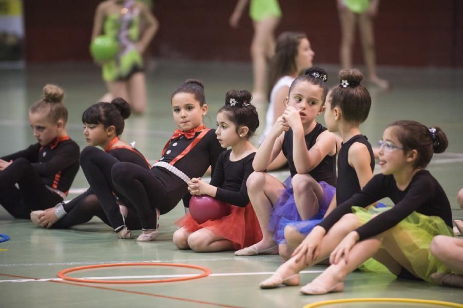 Exhibición de la Escuela de gimnasia rítmica