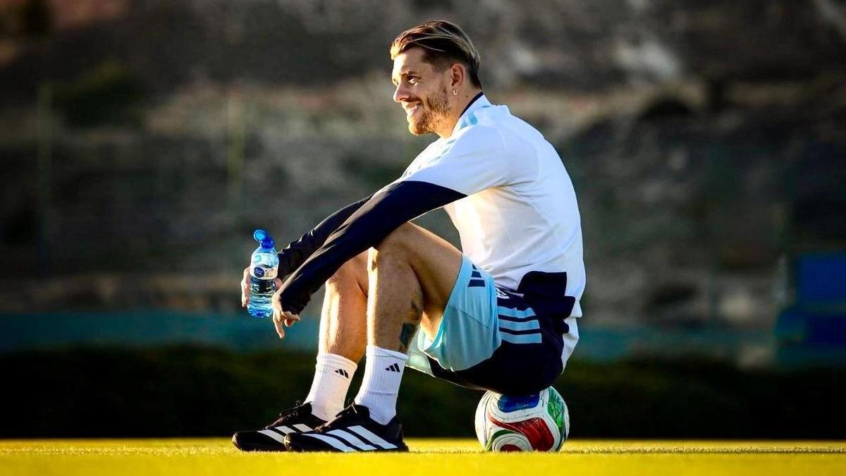 Giovani Lo Celso en la convocatoria con Argentina este mes de noviembre de 2025