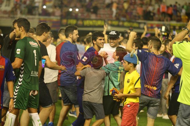 El ascenso del Barcelona B, en imágenes