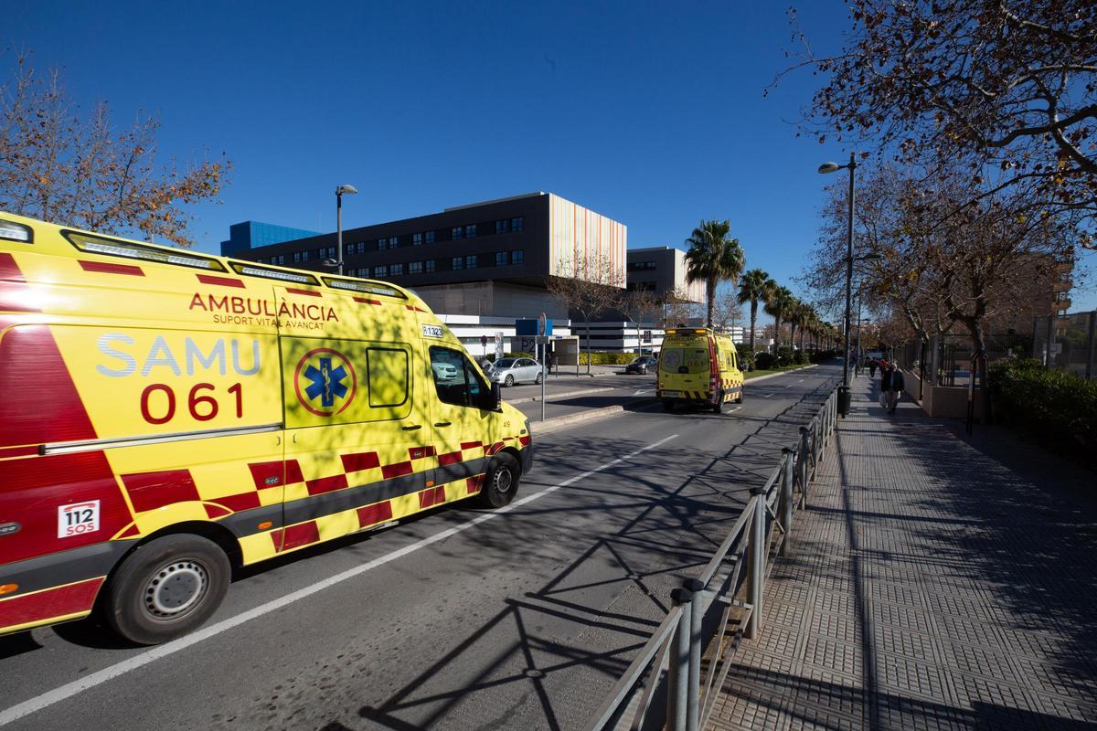 Imagen de archivo de ambulancias.