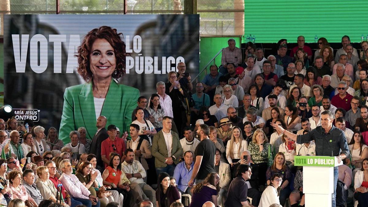 ELECCIONES ANDALUCÍA | Sánchez y Montero comparten este domingo el mitin en La Línea aplazado por la muerte de dos guardias civiles