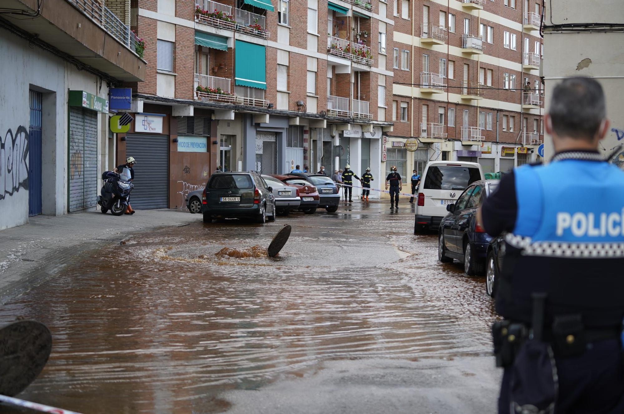 Inundación en Campo de Marte