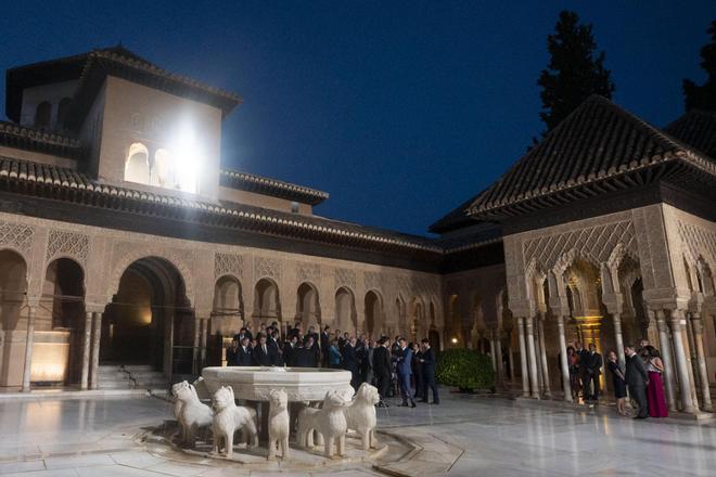 Las imágenes de la visita a la Alhambra de los líderes europeos