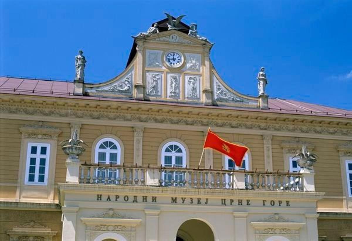 La fachada del Museo Nacional en Cetinje