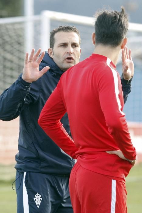 Entrenamiento del Sporting