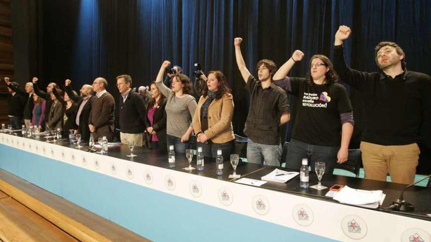 Ejecutiva del BNG elegida en la XIV Asamblea Nacional frentista celebrada en 2013.