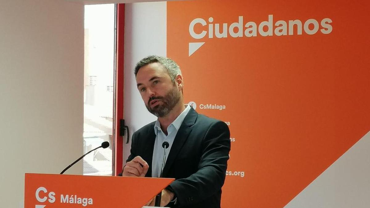El dirigente de Ciudadanos, Guillermo Díaz.