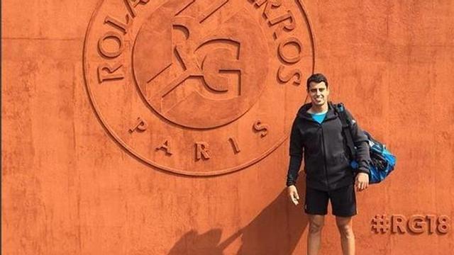 Jaume Munar, esta mañana tras derrotar al coreano Lee en París.