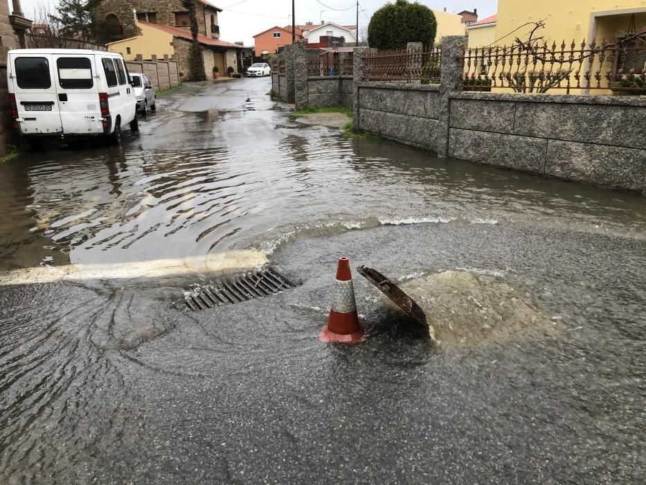 Las inundaciones en O Grove.