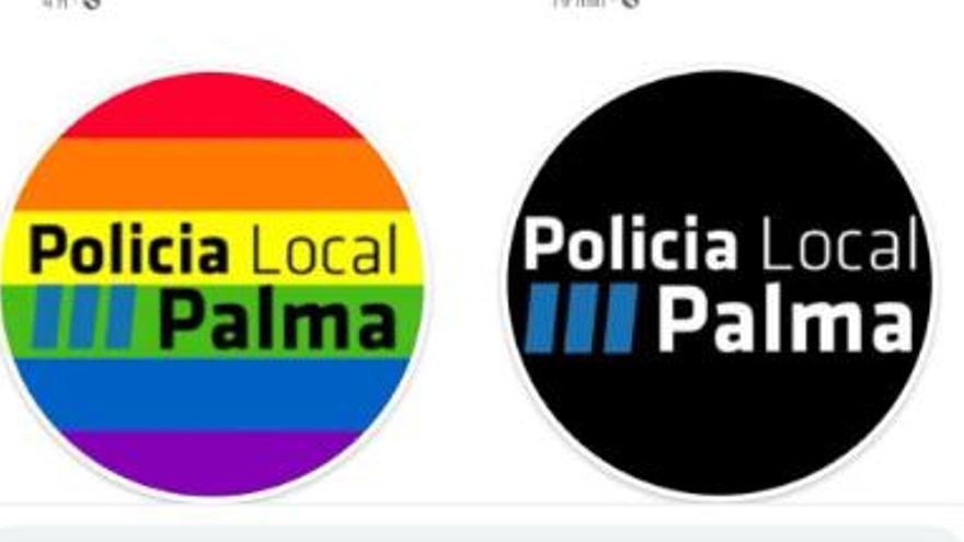 La Policía Local de Palma retira la bandera LGTBI de sus redes sociales
