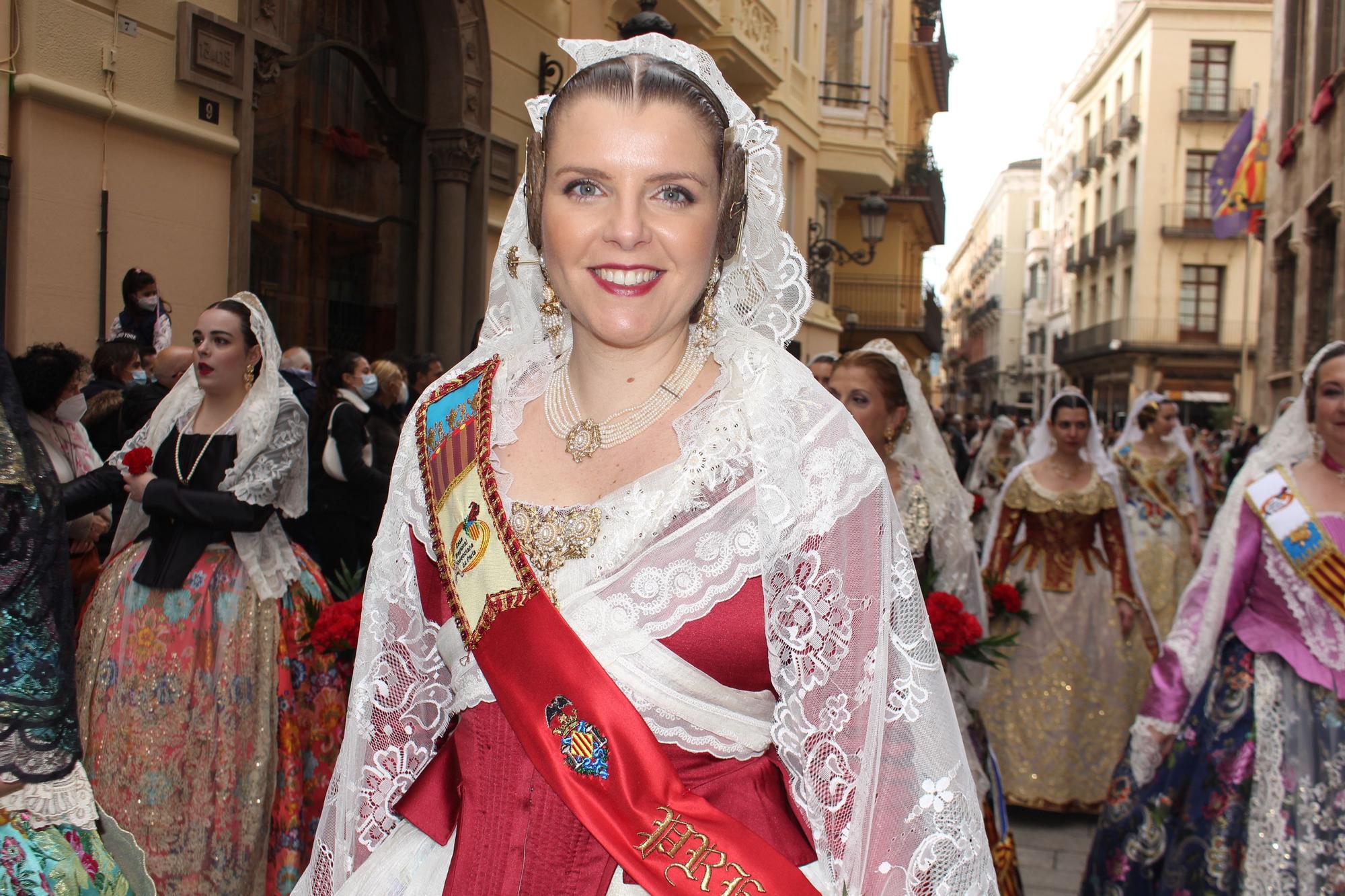 Galería de falleras ilustres en la Ofrenda de las Fallas 2022