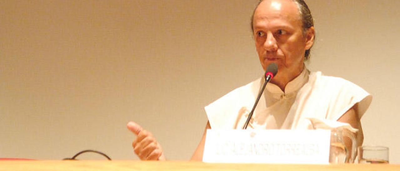 Alejandro Torrealba, en el Auditorio Alfredo Kraus durante el congreso.