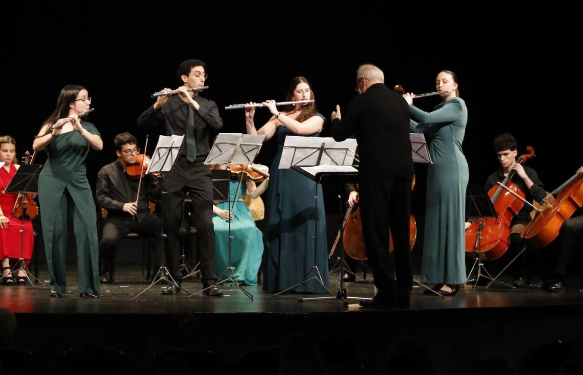 La belleza salvó el concierto