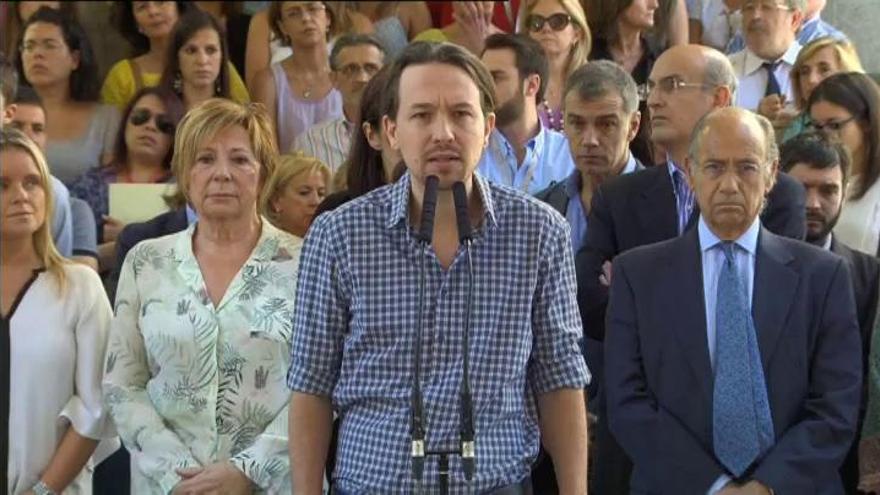 Iglesias muestra su "solidaridad " con Francia y aboga por la unidad frente al terrorismo