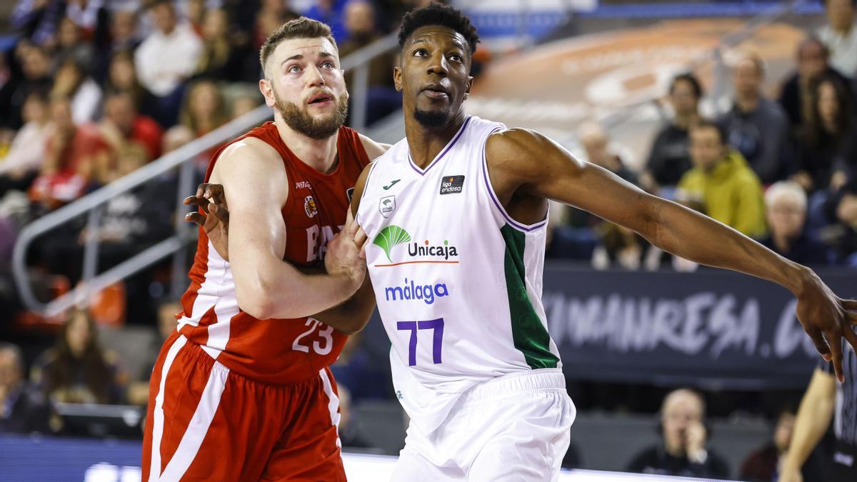 BAXI Manresa y Unicaja Málaga no jugarán esta semana sus partidos en Europa