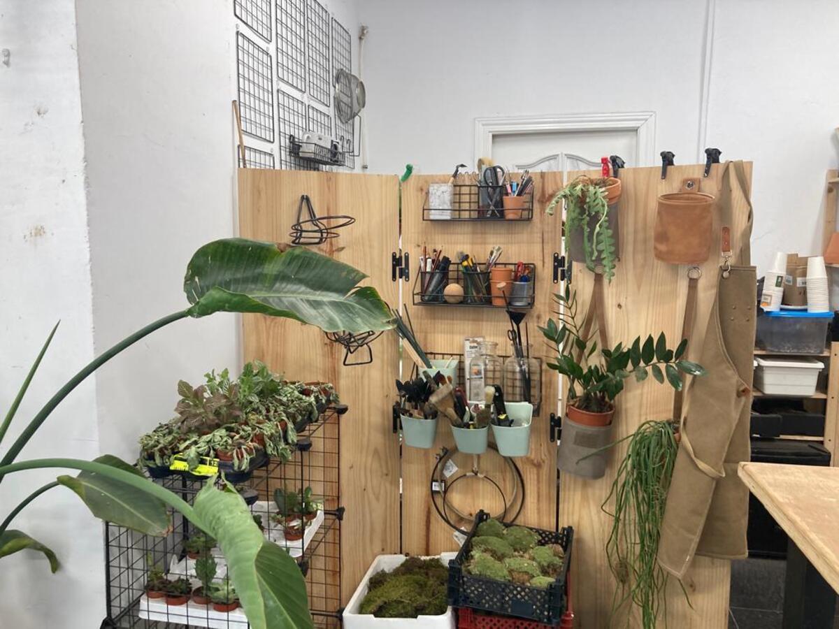 Zona taller de La Plantería