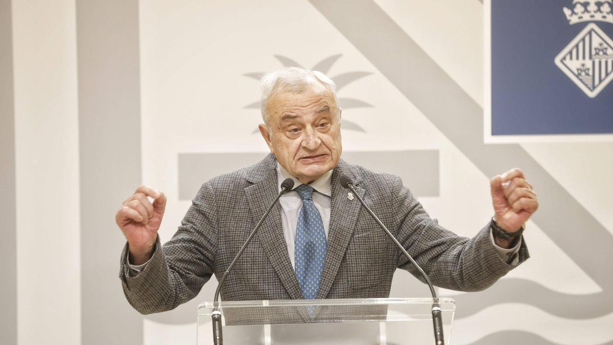 Fulgencio Coll, este lunes en Cort.