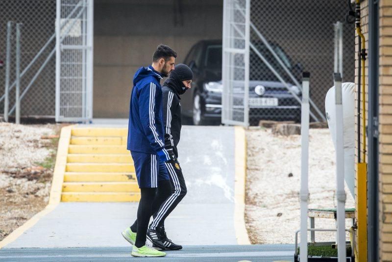 Entrenamiento del 13 de enero del Real Zaragoza