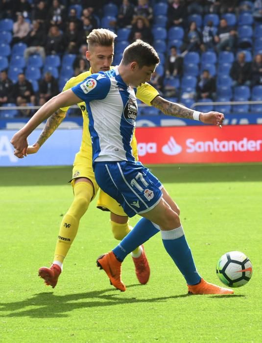 El Dépor cae ante el Villarreal en Riazor