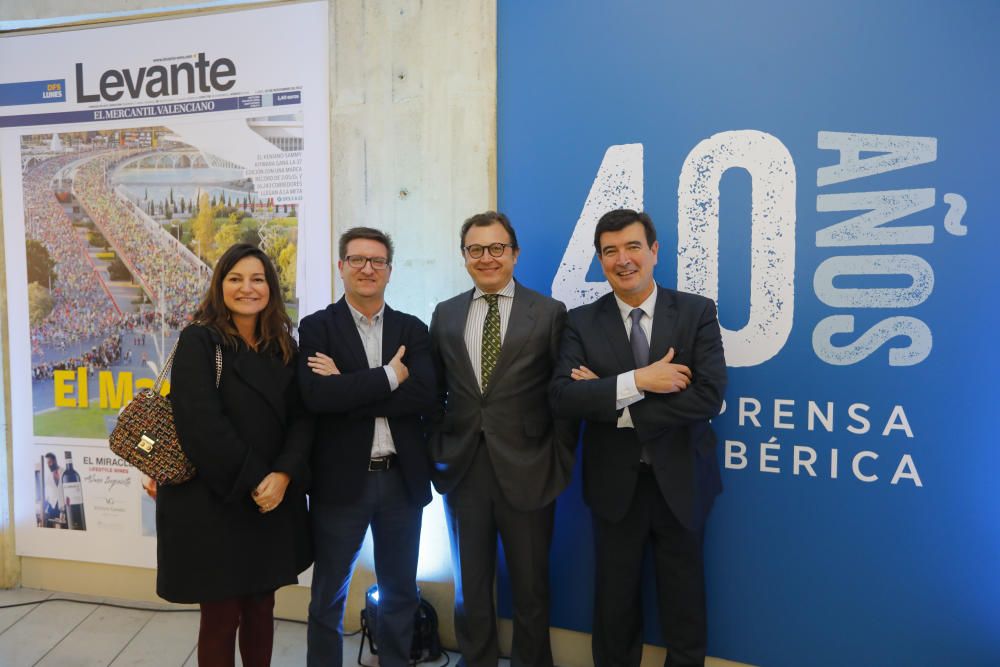 Photocall de la gala del 40 aniversario de Prensa Ibérica en Levante-EMV