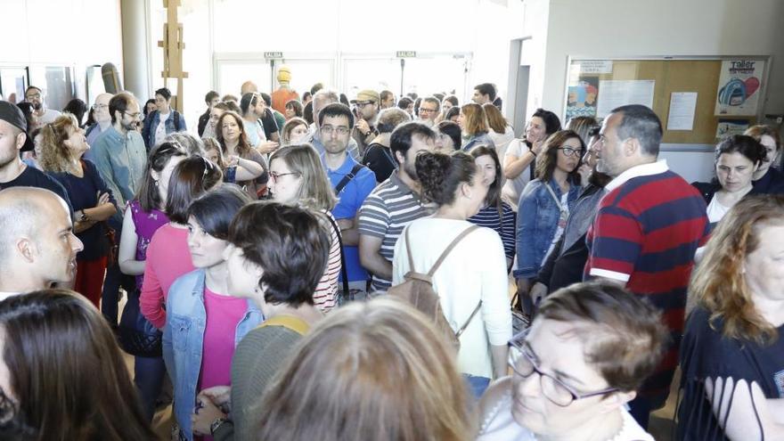 Opositores a plazas de Secundaria en una convocatoria de 2018.