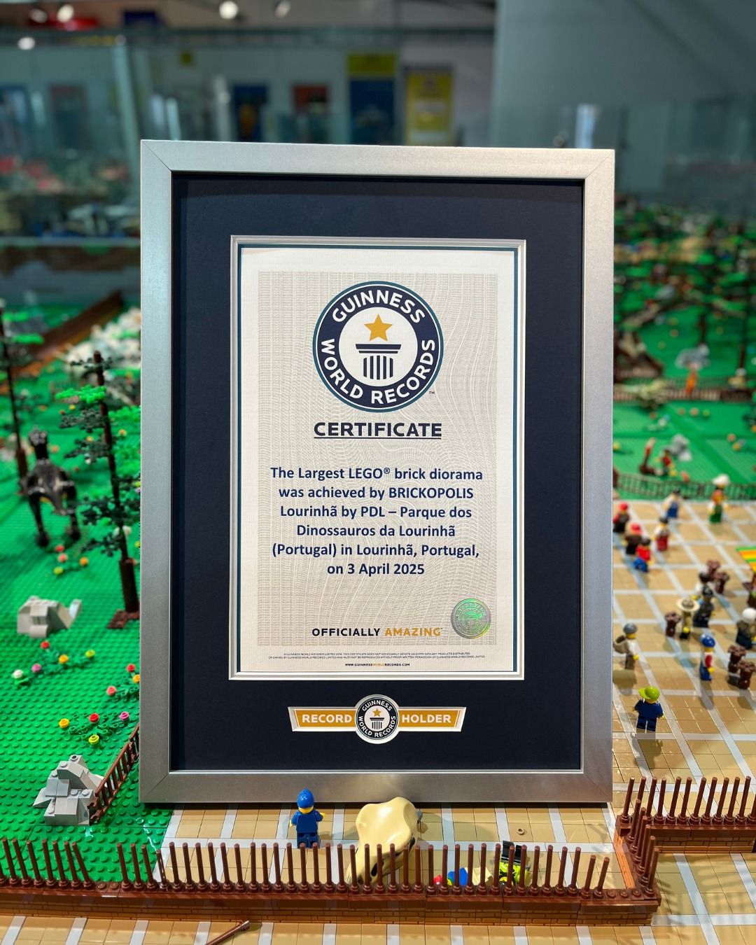 Así es el mayor diorama de LEGO del mundo expuesto en Portugal
