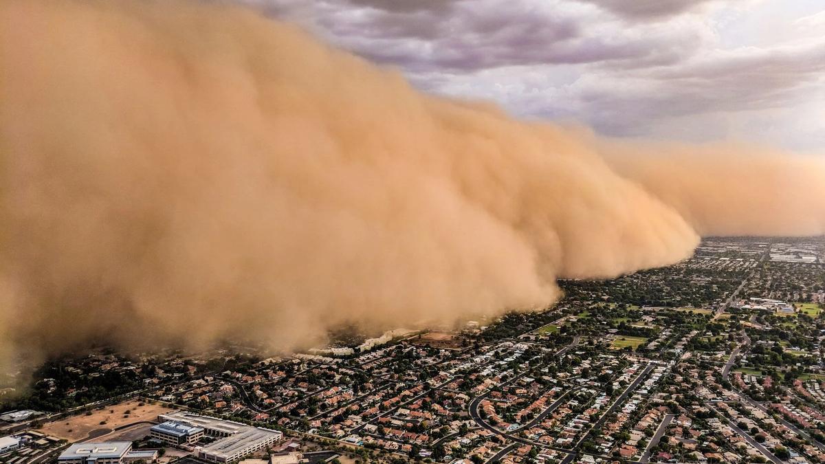 Tormenta de arena en Phoenix (EEUU), hace siete años