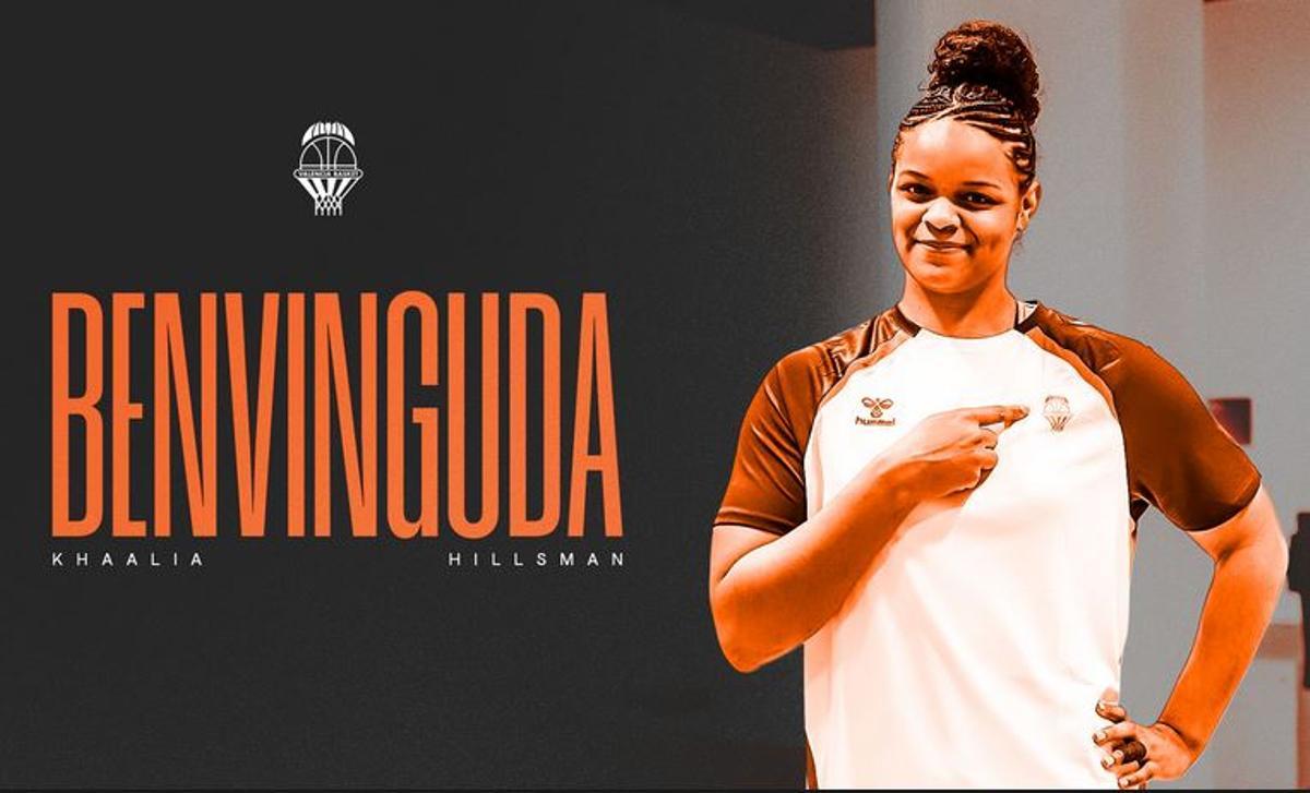 Khaalia Hillsman, refuerzo de lujo para el Valencia Basket de Rubén Burgos.