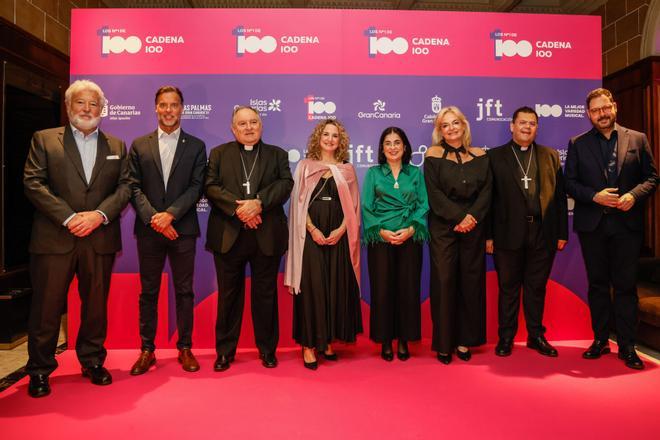 Gala de los Número 1 de Cadena 100 en el Teatro Pérez Galdós