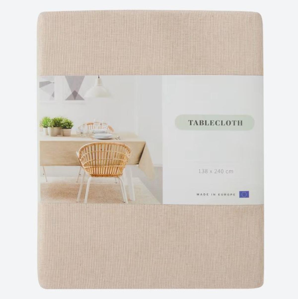 Mañana se esperan colas kilométricas en Action para conseguir el mantel de comedor de aspecto de lino más barato del mercado: aspecto cálido y elegante al instante