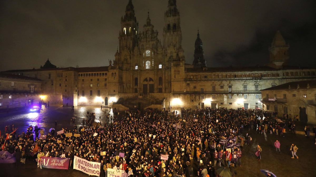 Manifestaciones 8M en Santiago de Compostela