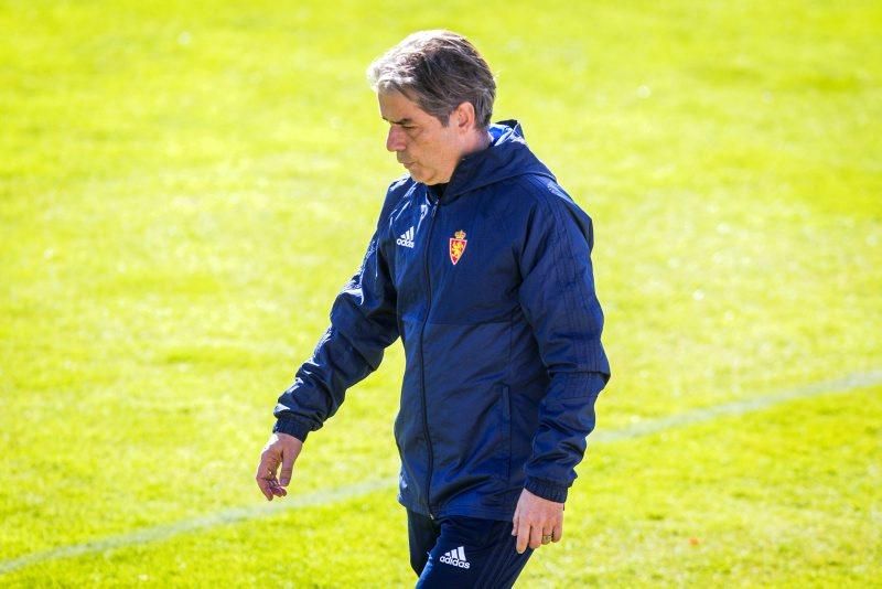 Sesión de entrenamiento del Real Zaragoza