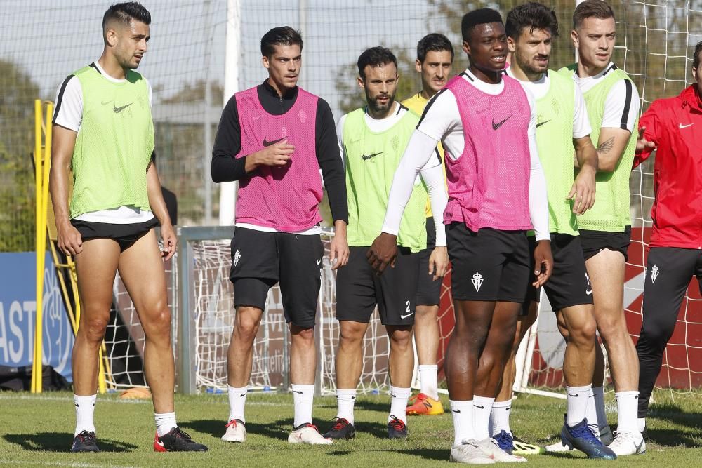 Entrenamiento del Real Sporting de Gijón