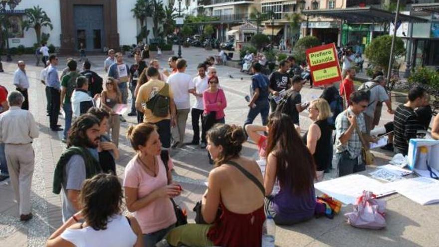 El 15-M se traslada a Fuengirola