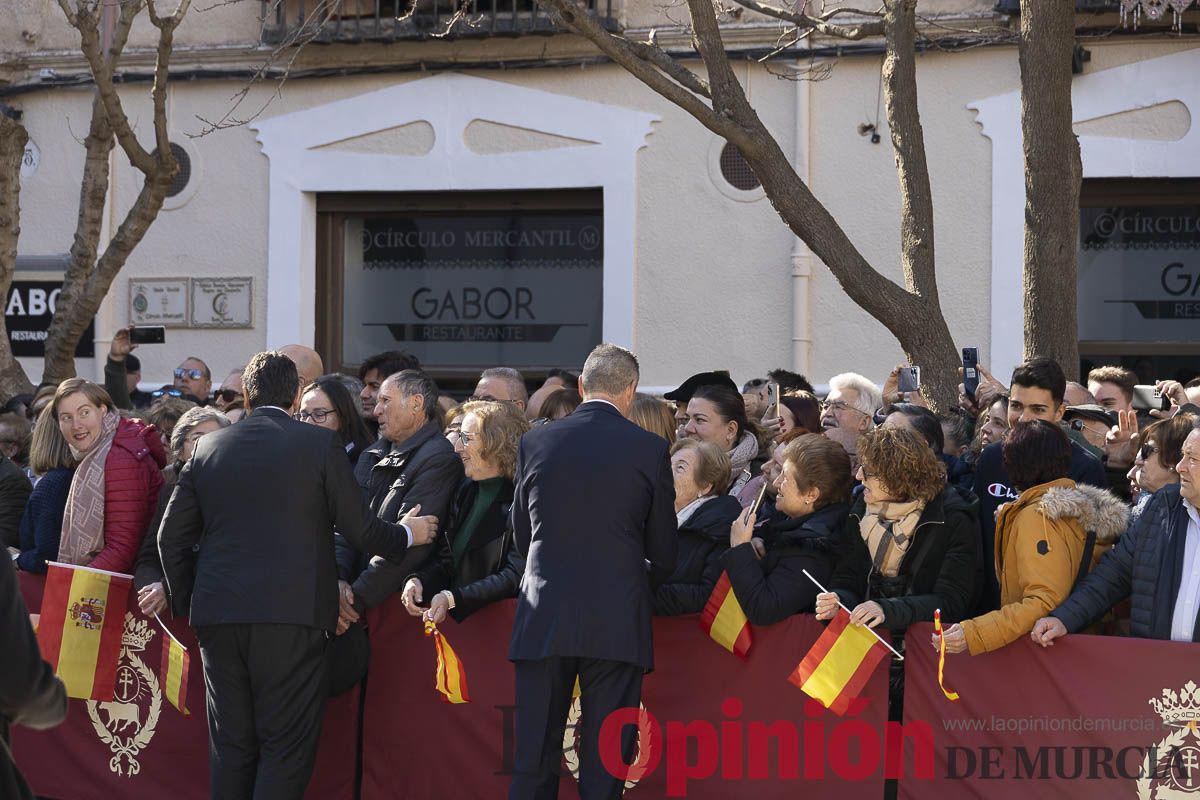 Visita de los reyes de España a Caravaca (Ayuntamiento)