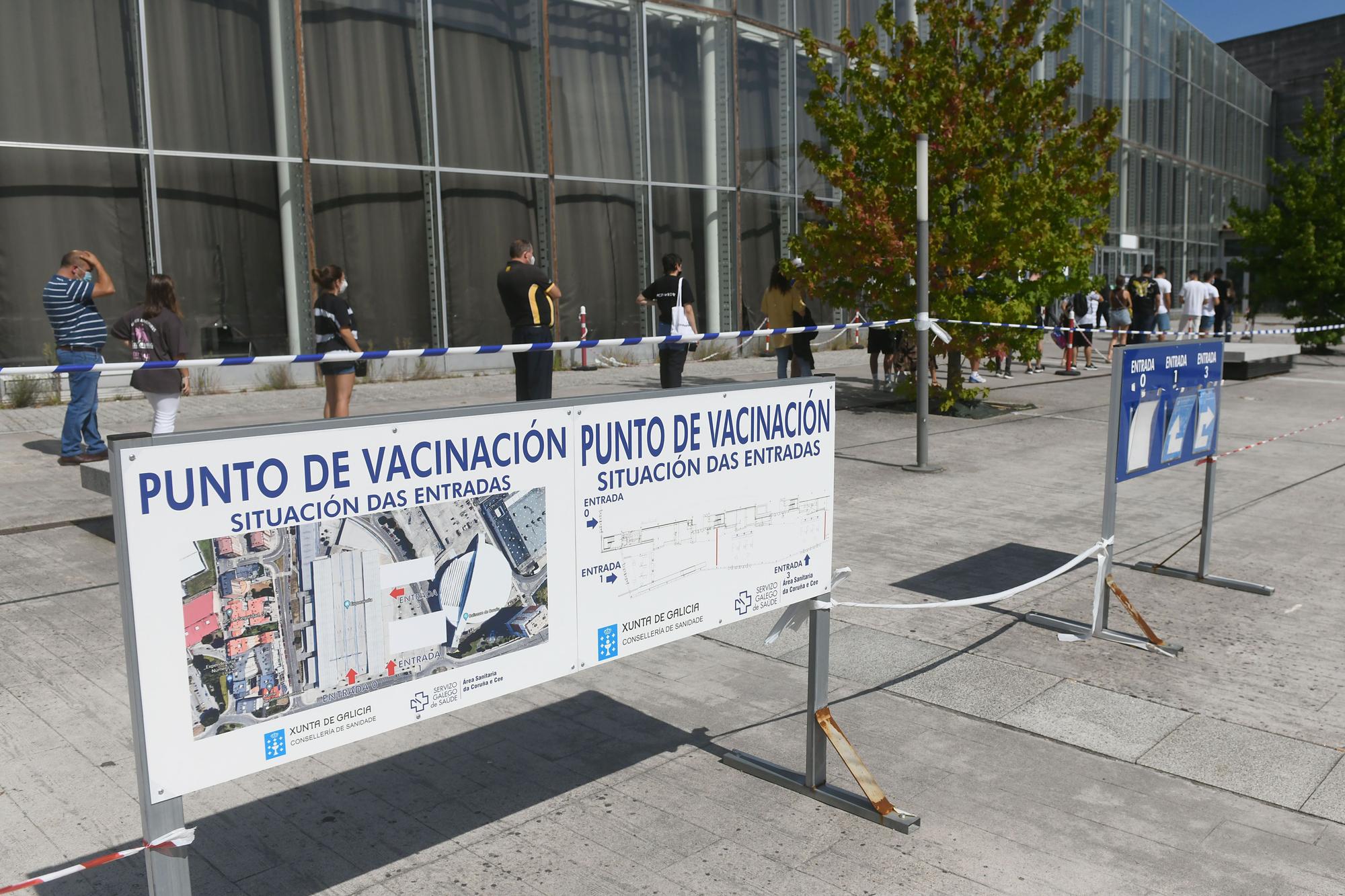 Vacunación sin cita en Expocoruña