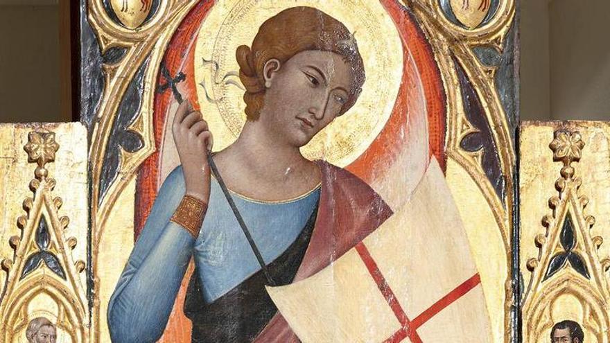 Sant Miquel Arcàngel, de Ferrer Bassa (Castelló, 1335) - Madrid /Museu Nacional del Prado
