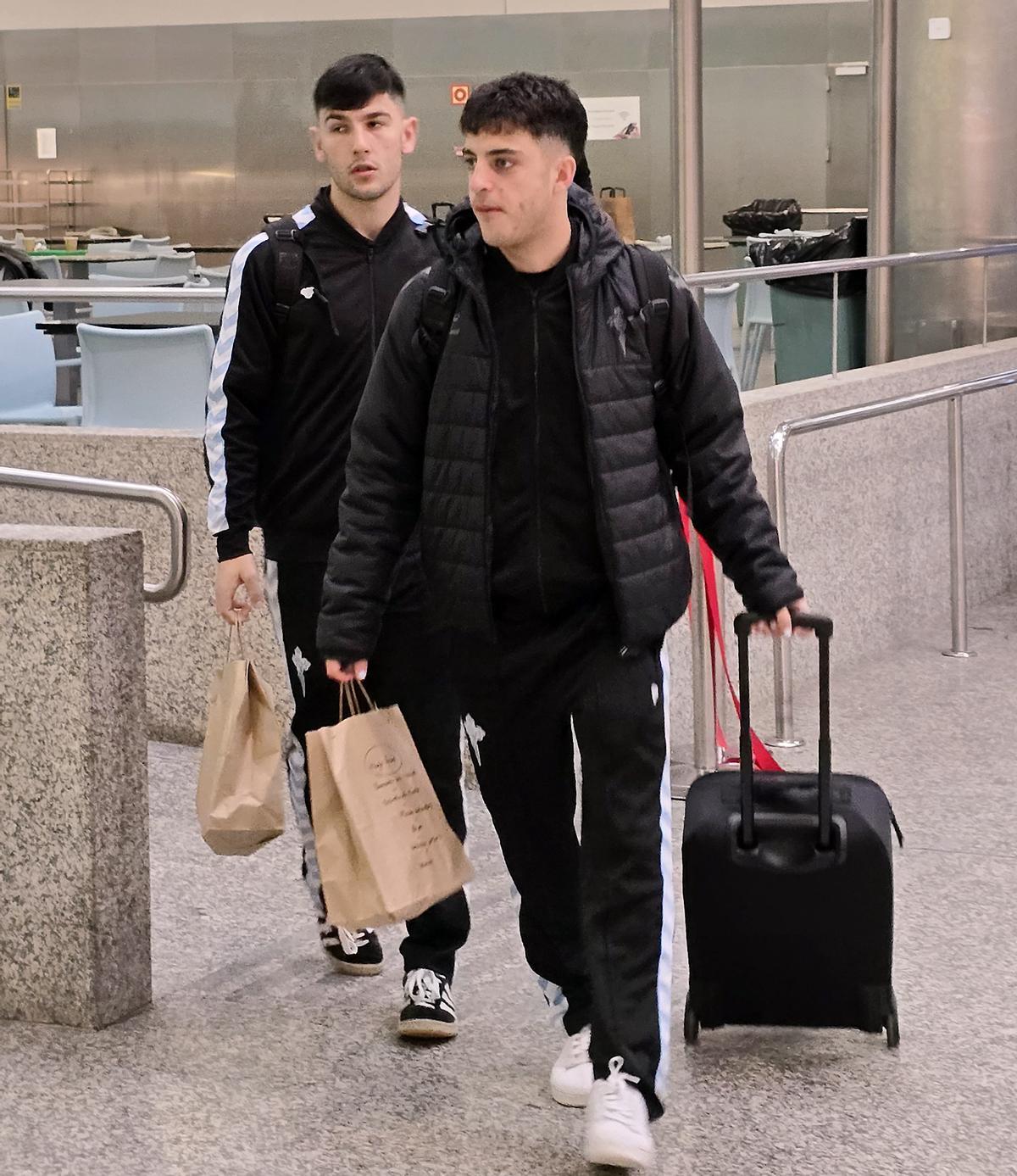 La expedición del Celta pone rumbo a Belgrado desde el aeropuerto de Vigo La expedición del Celta pone rumbo a Belgrado desde el aeropuerto de Vigo