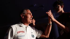 Scariolo, en un acto de la selección.