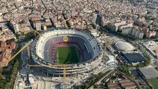 Así luce el nuevo césped del Camp Nou a 48 horas del Gamper