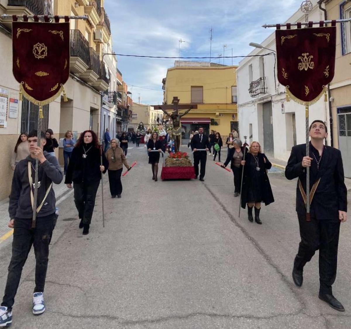Una procesión en Canet.