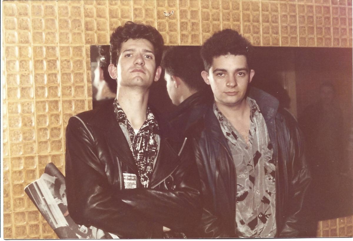 Carlos Berlanga y Rafa Cervera en 1984.