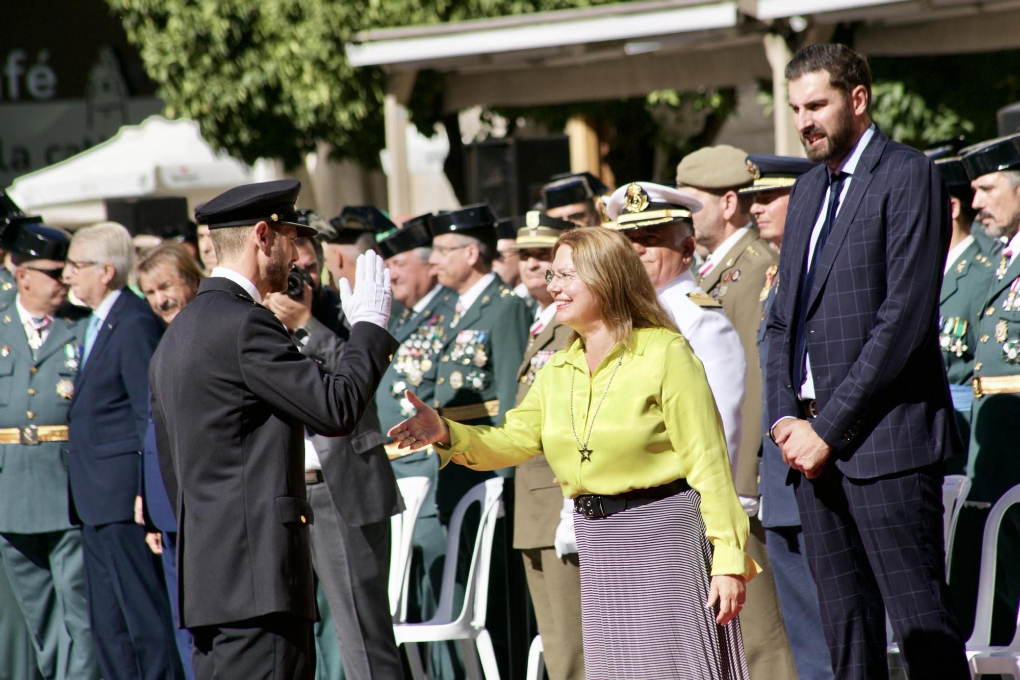 Celebración de la Festividad de la Virgen del Pilar, patrona de la Guardia Civil, en Murcia