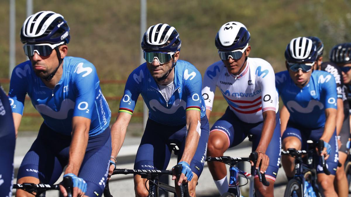 Alejandro Valverde, durante la Milán-Turín