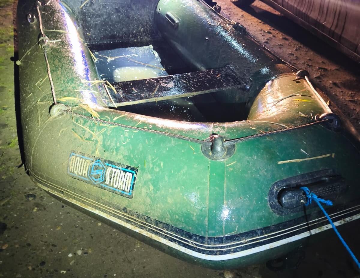 Imagen de los siluros pescados en la furgoneta