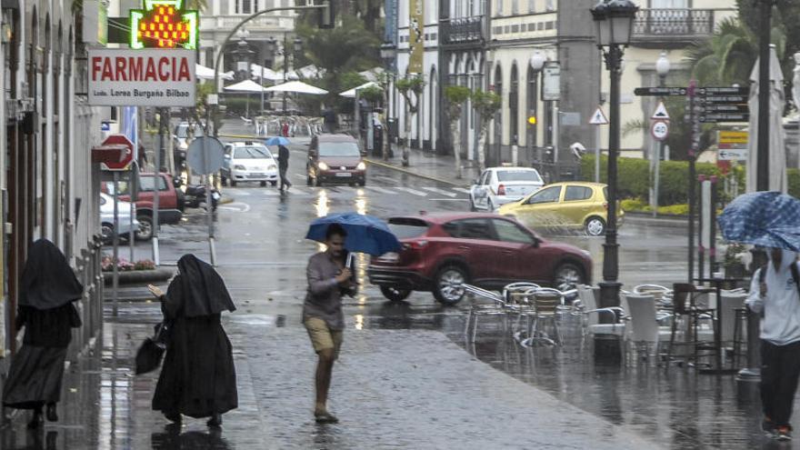 La lluvia y el viento vuelven al Archipiélago.