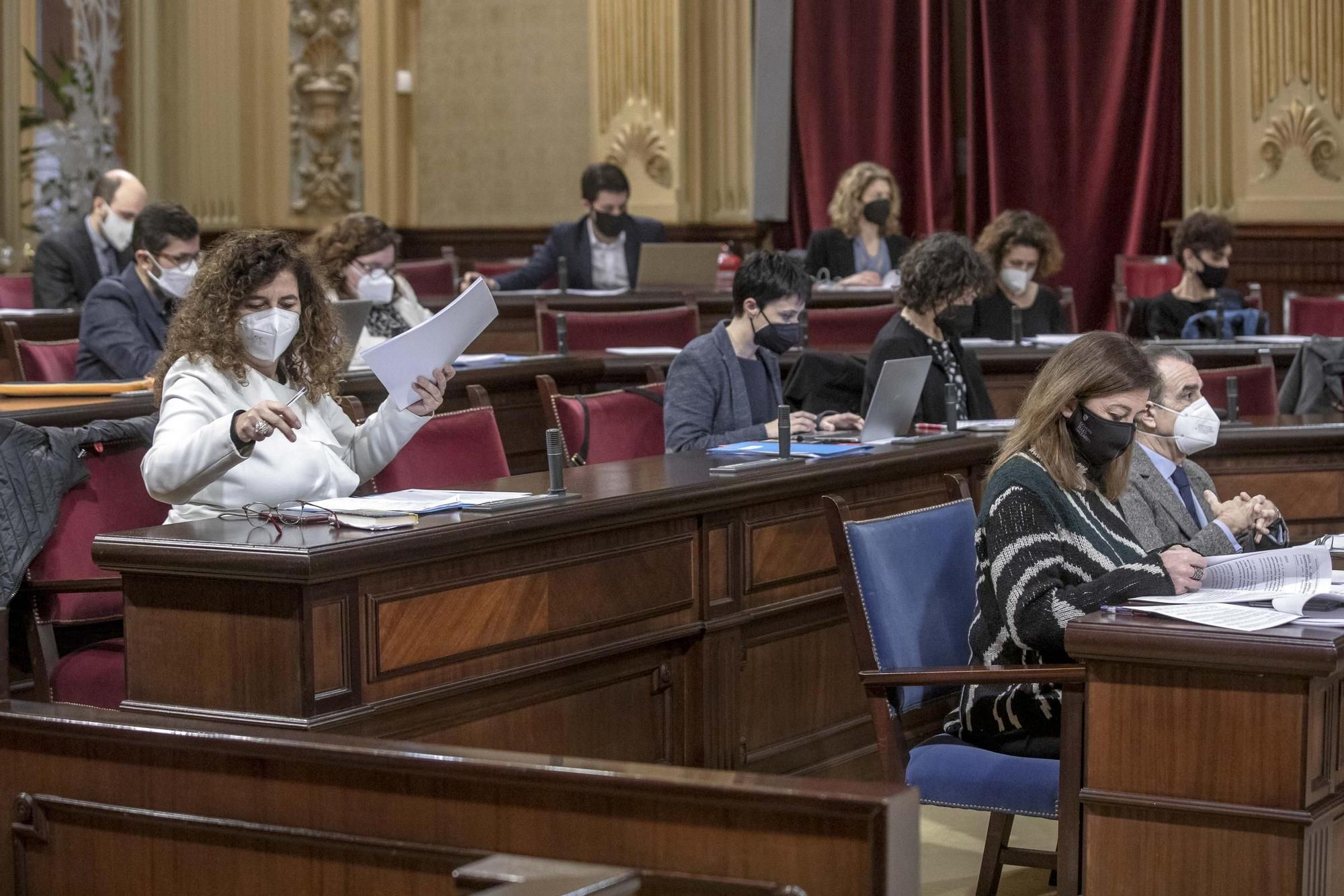 Pleno del Parlament de día 23 de febrero de 2021