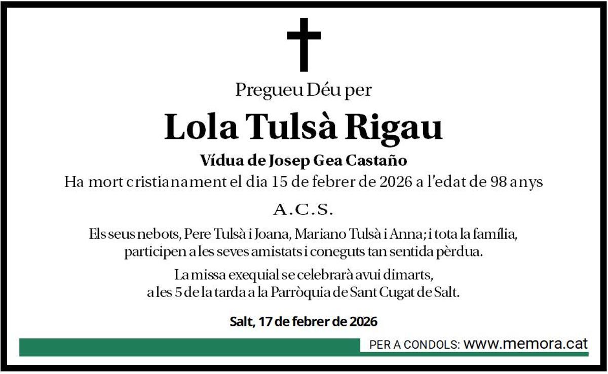 Lola Tulsà Rigau